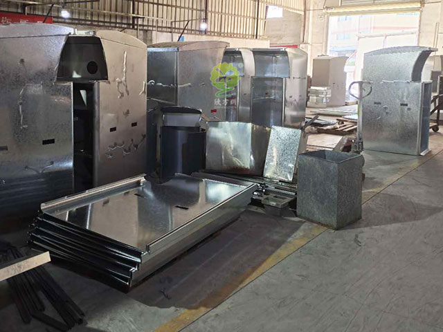 深圳標準不銹鋼垃圾分類投放點