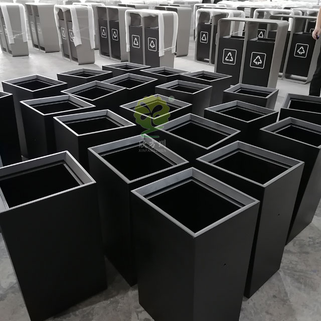 深圳福田戶外垃圾桶新款福字LOGO單手換袋