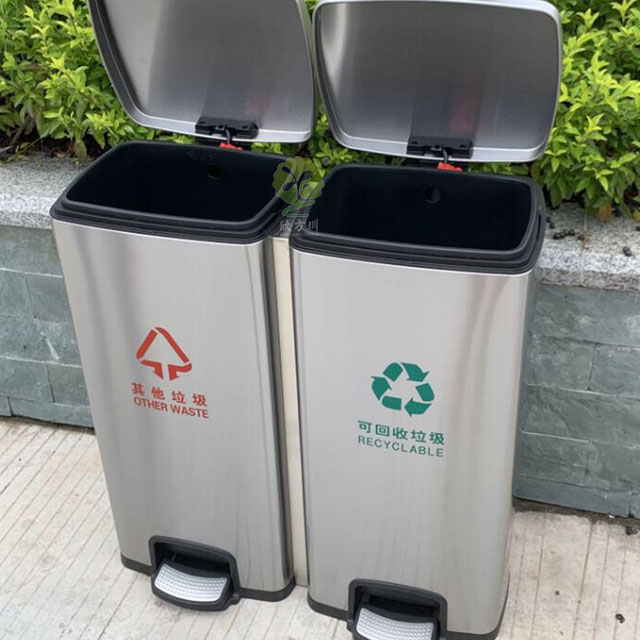 家用不銹鋼室內(nèi)分類垃圾桶 家用不銹鋼室內(nèi)分類垃圾桶