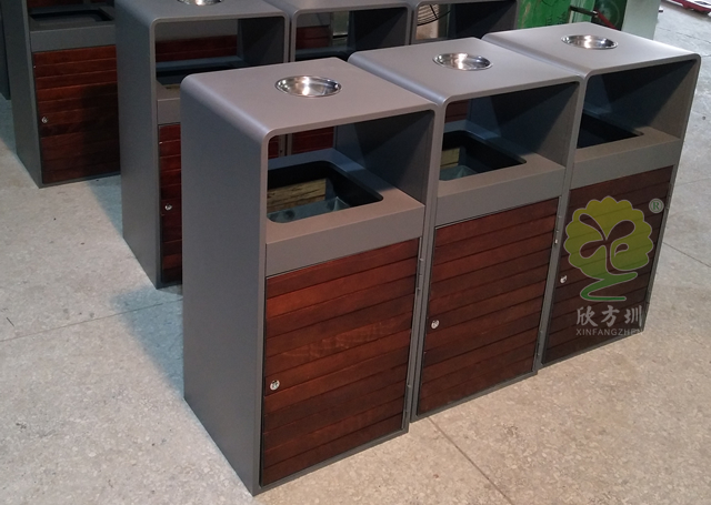 商場戶外雙分類垃圾箱