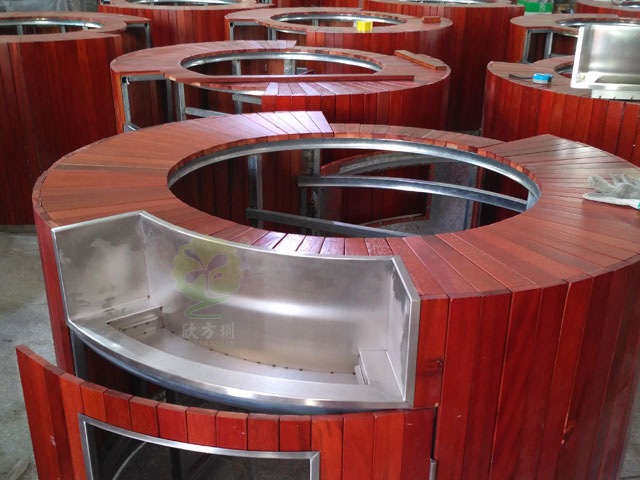 高鐵站臺景觀垃圾箱果皮箱