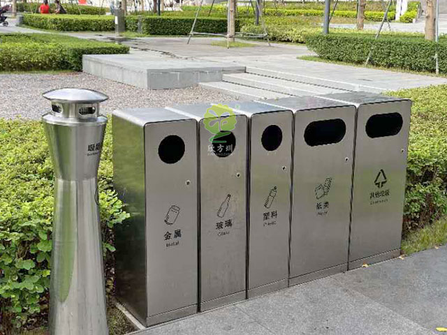 戶外五分類垃圾箱