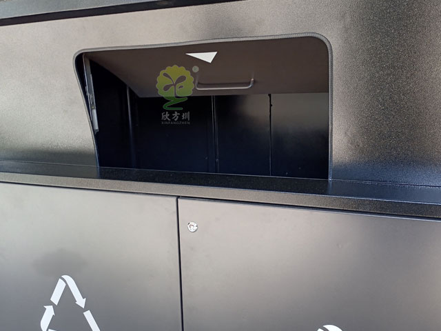 深圳城管驗收標(biāo)準(zhǔn)不銹鋼垃圾分類投放點大垃圾箱
