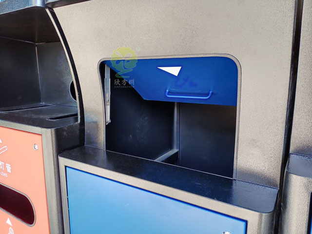 深圳城管驗收標(biāo)準(zhǔn)不銹鋼垃圾分類投放點大垃圾箱