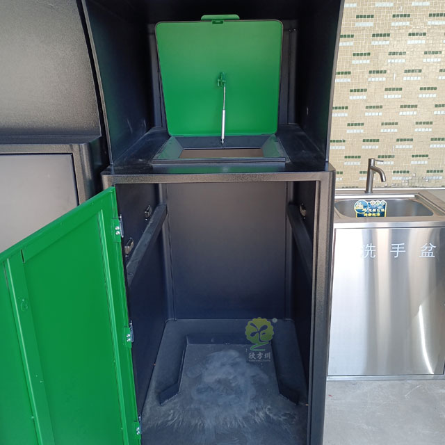 深圳城管驗收標(biāo)準(zhǔn)不銹鋼垃圾分類投放點大垃圾箱