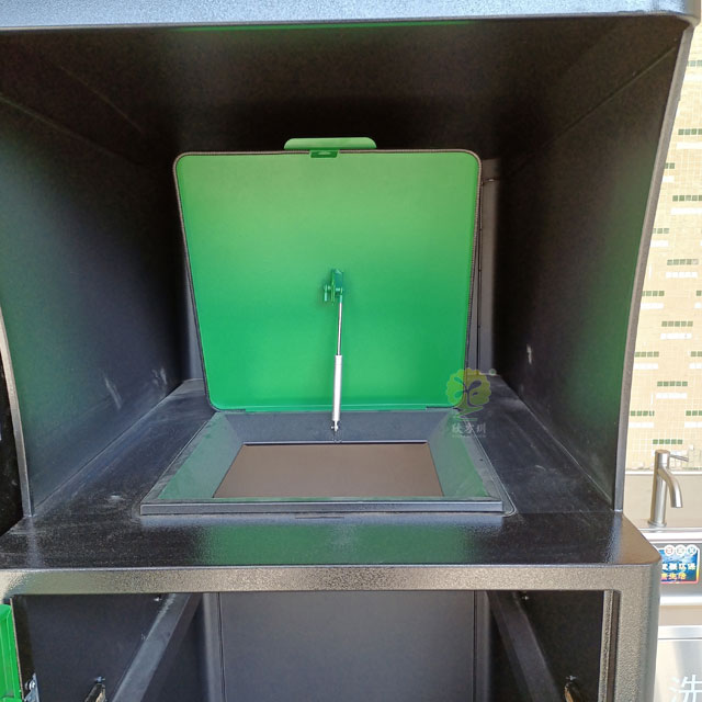 深圳城管驗收標(biāo)準(zhǔn)不銹鋼垃圾分類投放點大垃圾箱