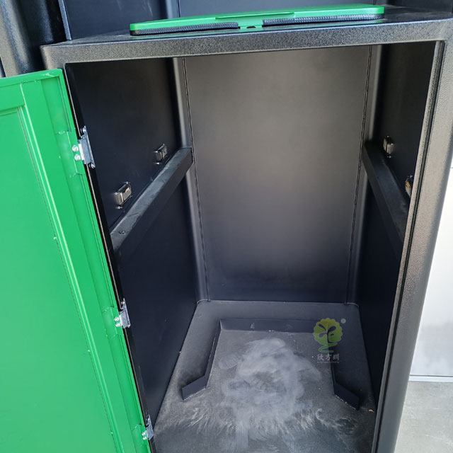 深圳城管驗收標(biāo)準(zhǔn)不銹鋼垃圾分類投放點大垃圾箱