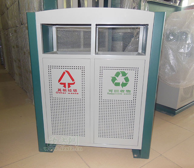 沖孔分類鋼制垃圾桶 沖孔分類鋼制垃圾桶