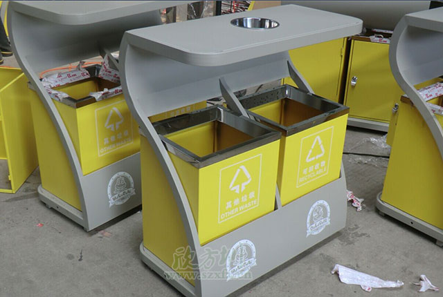 步行街分類垃圾桶 步行街分類垃圾桶
